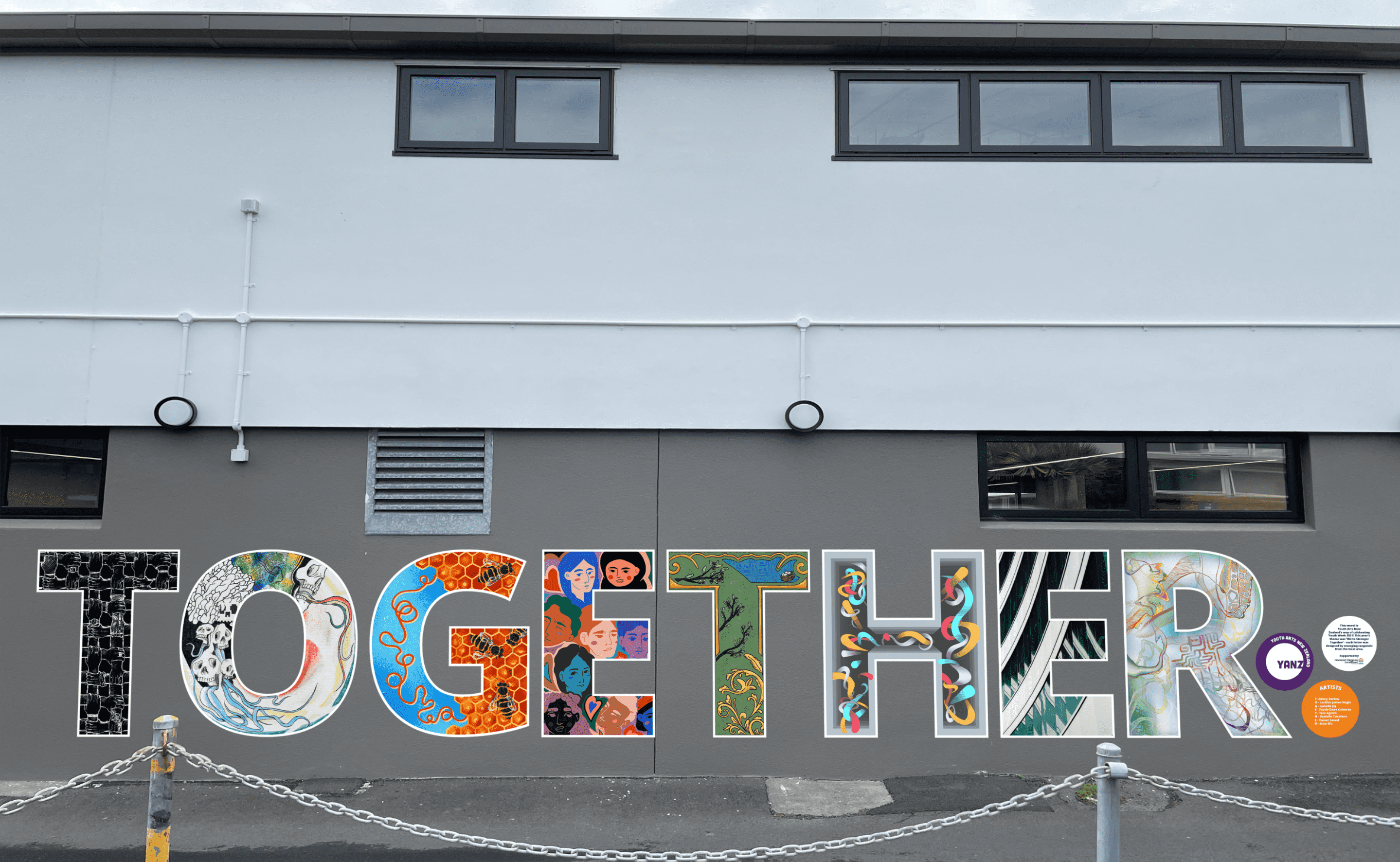 Youth Week 'TOGETHER' Mural